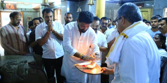 ಶ್ರೀ ಮಿಥುನ್ ಎಂ ರೈ ಇಂದು ಮೂಡಬಿದ್ರೆಯ ಹನುಮಾನ್ ದೇವಸ್ಥಾನದಲ್ಲಿ ದೇವರ ದರ್ಶನ ಪಡೆದು ಪ್ರಚಾರ ಕಾರ್ಯ ಪ್ರಾರಂಭಿಸಿದರು